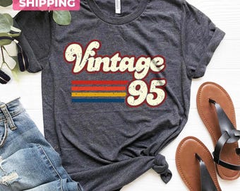 Retro 1995 Birthday Tee, 30th Birthday Gift