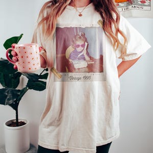 Custom Vintage Photo And Year, Custom Shirt With Picture Personalized 30th Birthday Gift Vintage 30th Birthday Party Vintage Est 1996 Shirt image 2