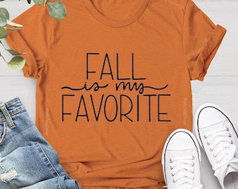 Fall Is My Favorite T-Shirt, Women's Halloween Party Tee