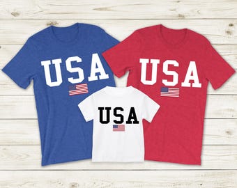 Family USA Flag Shirt, 250th Anniversary Tee, 4th of July Matching Tshirt