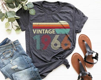 Vintage 1966 Limited Edition T-Shirt, Retro 60th Birthday Gift, Unisex Apparel