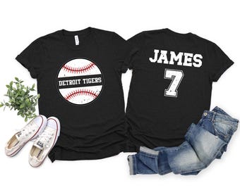 Custom Baseball Shirt, Baseball Mom Dad Team Number Player Name Apparel