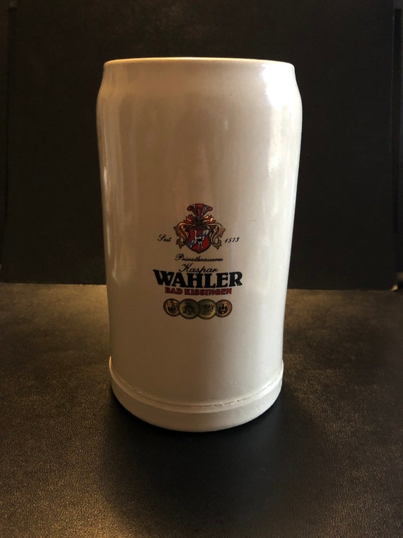 Smaak verhoging injecteren Vintage Wahler Bad Kissingen Beer Stein Mug 1 Liter Stonewear - Etsy