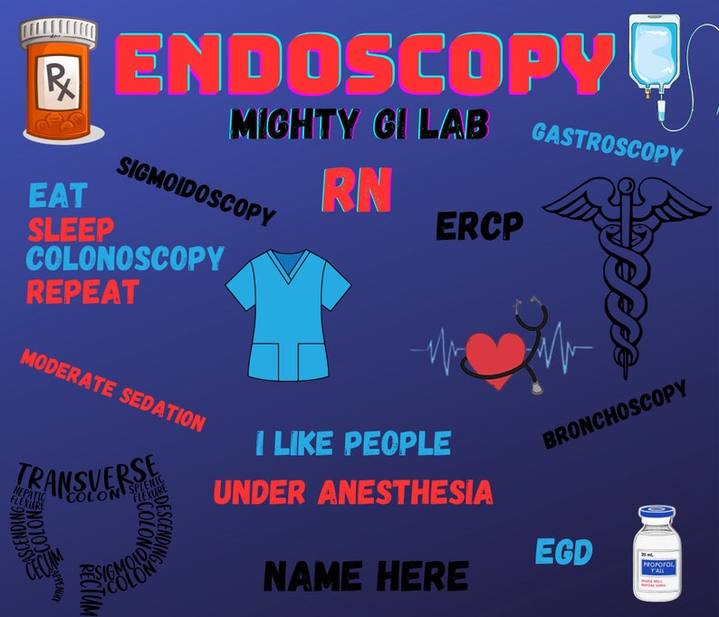 Endoscopy Png TECH, RN, LPN, Etc Etsy