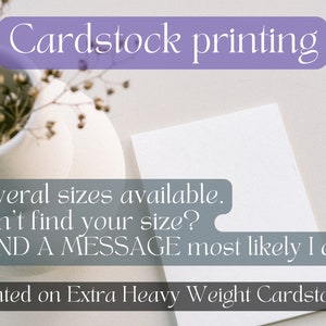 Cardstock photo prints deals