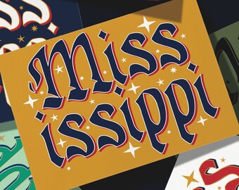 Mississippi Spangles | PNG | SVG | Dye Sub Print File