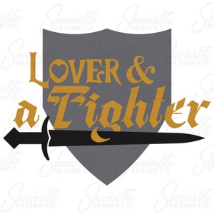 恋人と戦士 DnD PNG SVG デジタルダウンロード