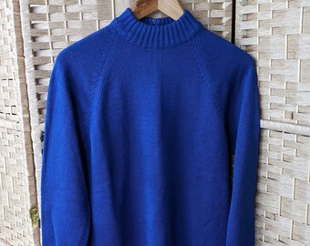 Cobalt Turtleneck - Etsy