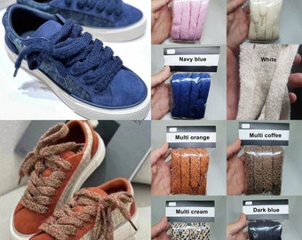 Cool Replacement Shoelaces Fuzzy Style shoe laces