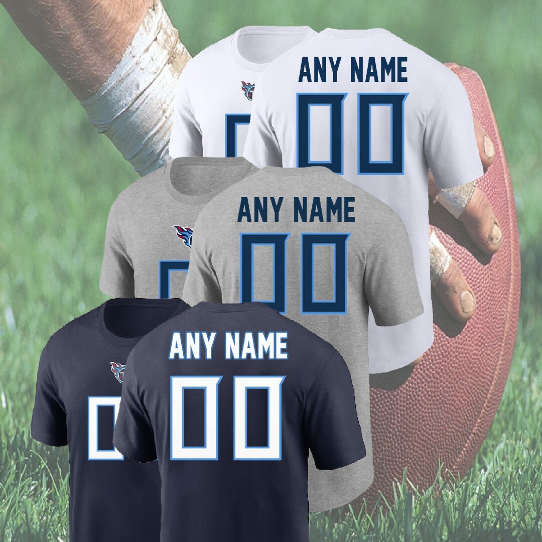 Tennessee Football Shirt Football Customized Your Name and - Etsy