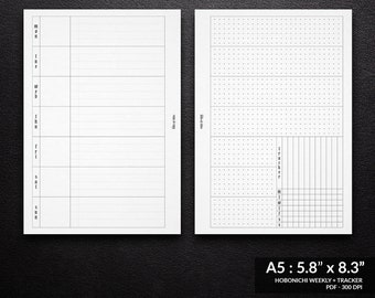 A5 - ほぼ日ウィークリー+トラッカー