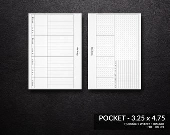 POCKET- Hobonichi Weekly + Tracker