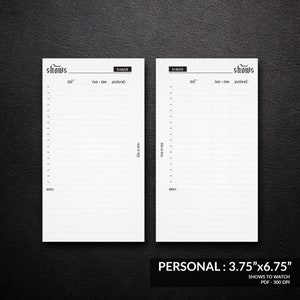 PERSONAL - Shows To Watch