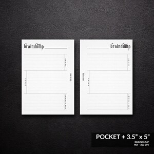 POCKET PLUS - Braindump