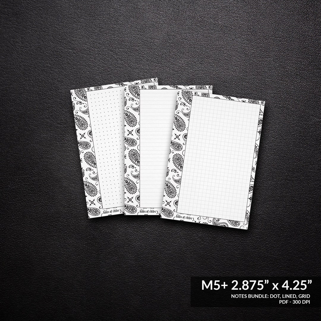 Mini 5+ / M5+ - Notes - Line, Dot, Grid - Etsy