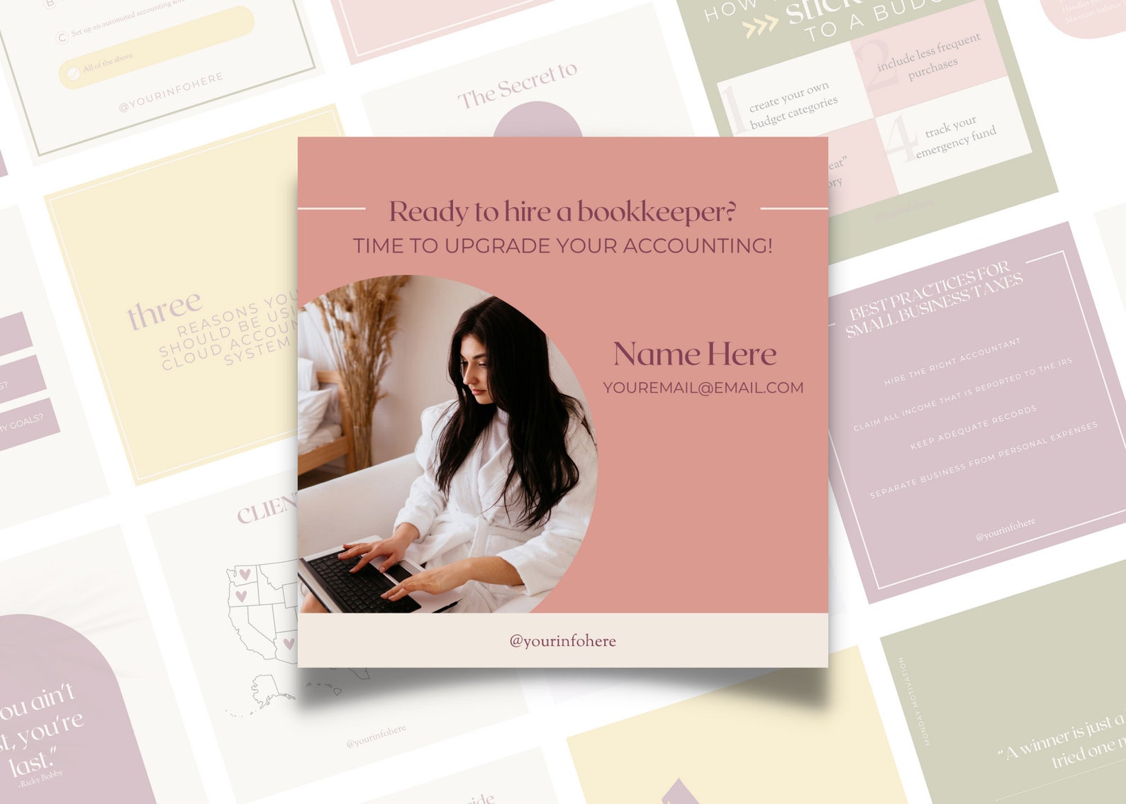 Bookkeeping Templates Bookkeeping or Accounting Tips and - Etsy