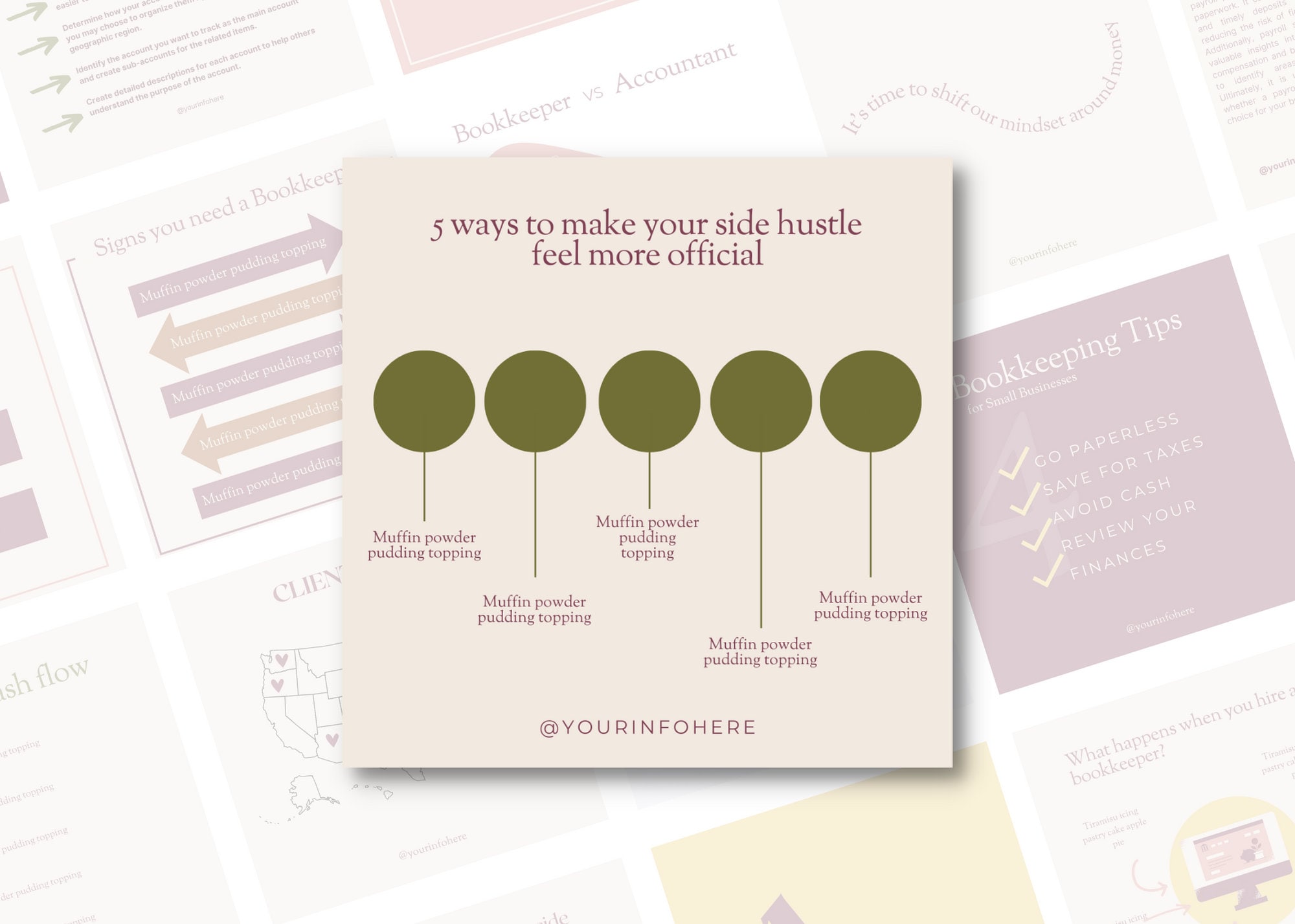 Bookkeeping Templates Bookkeeping or Accounting Tips and Infographics ...