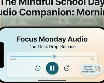 Monday Desk Drop Audio: Classroom Physical Tension Release & Morning Focus Activity PDF and Audio