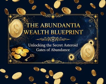 Money Manifestation Guide PDF | Abundantia Wealth Blueprint | Astrological Shadow Work Report