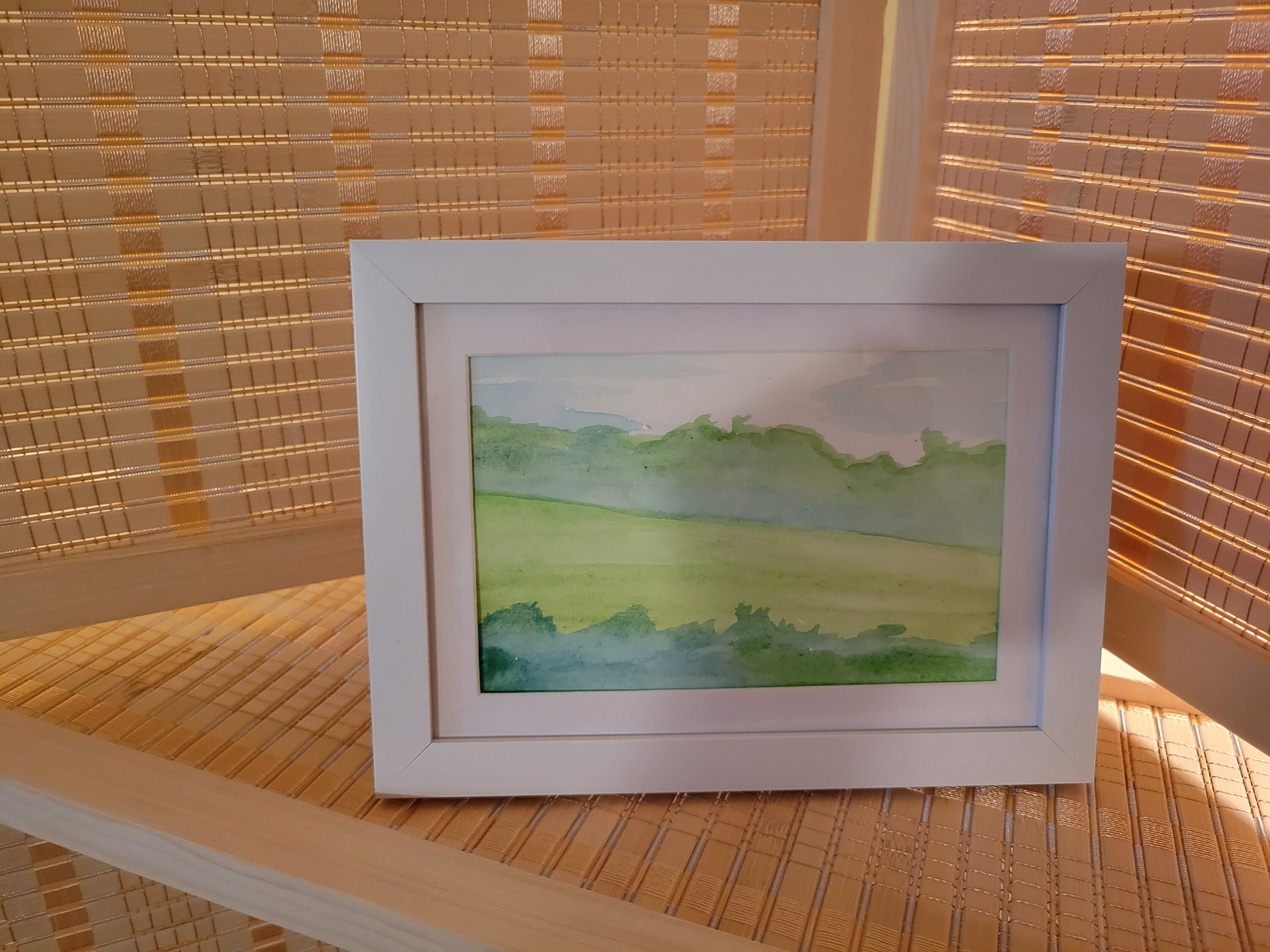 Bird Watercolor Art Original Artwork Hand Painted Framed Wall - Etsy