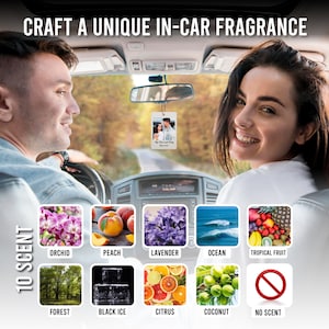 Désodorisant pour voiture personnalisé Désodorisant personnalisé à partir de la photo Accessoire de voiture personnalisé Cadeau pour lui Cadeau pour couple image 5