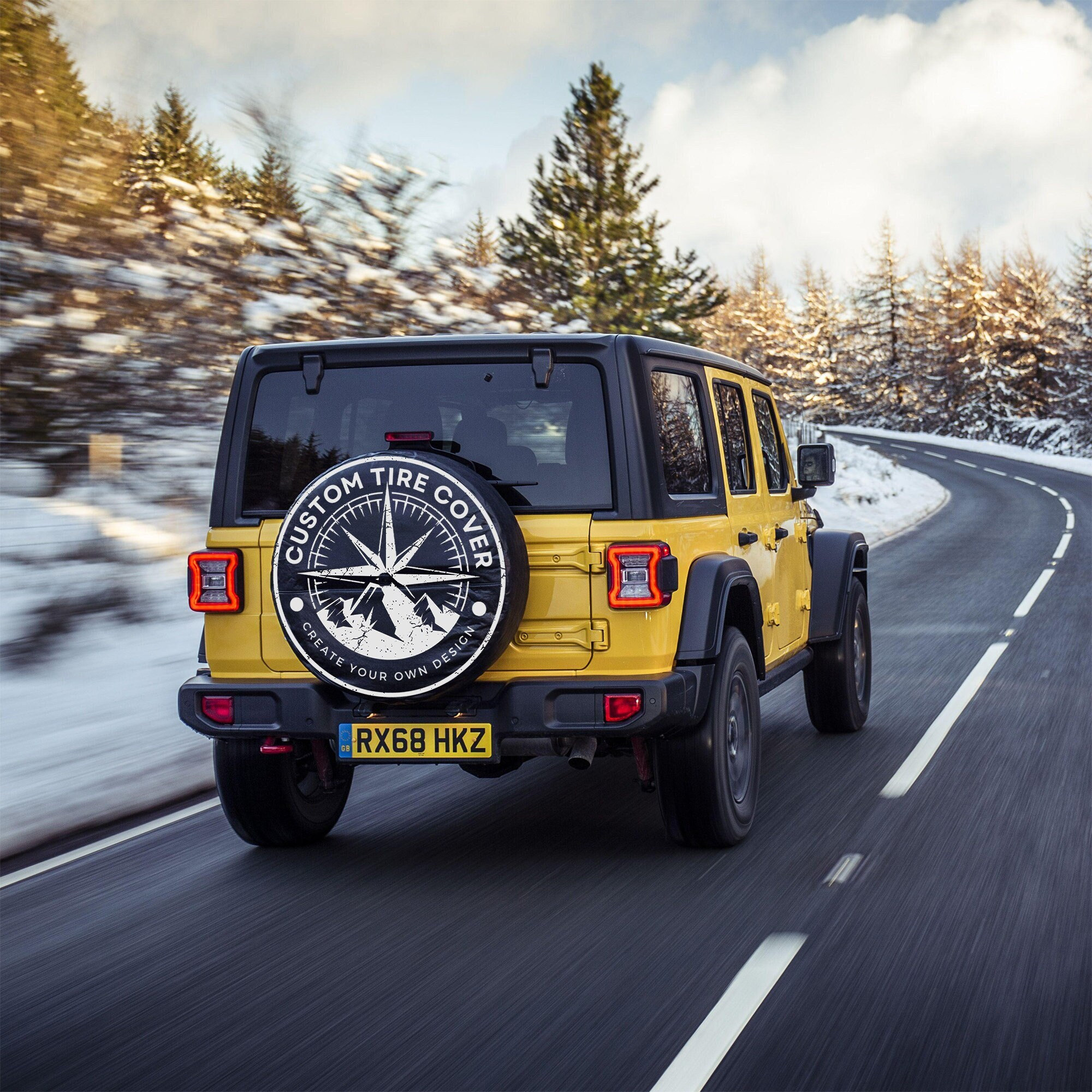 Jeep Wrangler Spare Tire Cover Etsy