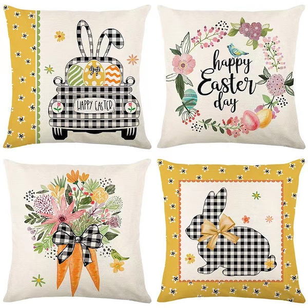 Easter Pillows Covers Etsy