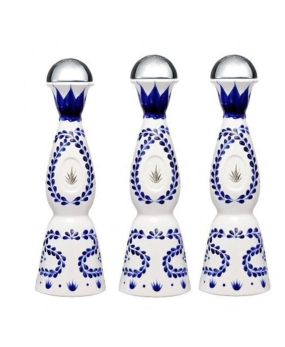 Trio Bundle of 3 Hand-painted Clase Azul Reposado Decanter Bottles