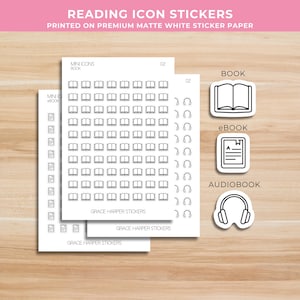 Book Stickers - Audio Book Stickers - E-book Stickers 02