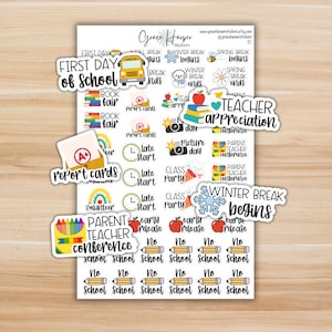 School Stickers - Planner Stickers 57