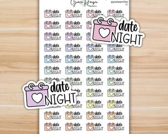 Date Night Stickers - Planner Sticker 45
