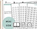 Mini Book Stickers - Mini Audio Book Stickers - Mini E-book Stickers -  Reading Journal Stickers GH-230