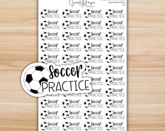Soccer Practice Sticker - Planner Stickers 159