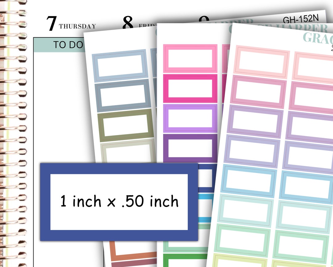 Box Stickers - Box Labels - Planner Stickers GH-152 - Etsy