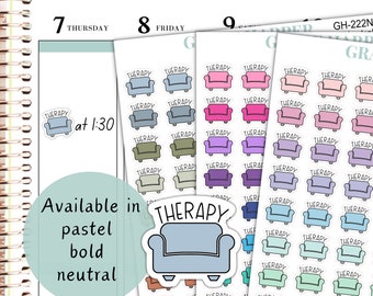 Therapy Stickers - Therapy Appointment Sticker - Therapy Planner Stickers GH-222