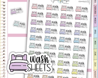 Wash Sheets Sticker - Planner Stickers 18