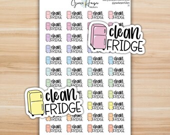 Clean Fridge Sticker - Planner Stickers 14