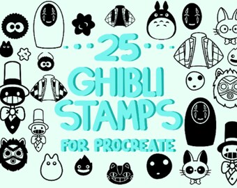 Procreate Brushes | Procreate Stamps, fantasy Brushset, Cute Procreate Brushes, Procreate Brush Bundle, Procreate Brushes anime kawaiI+bonus