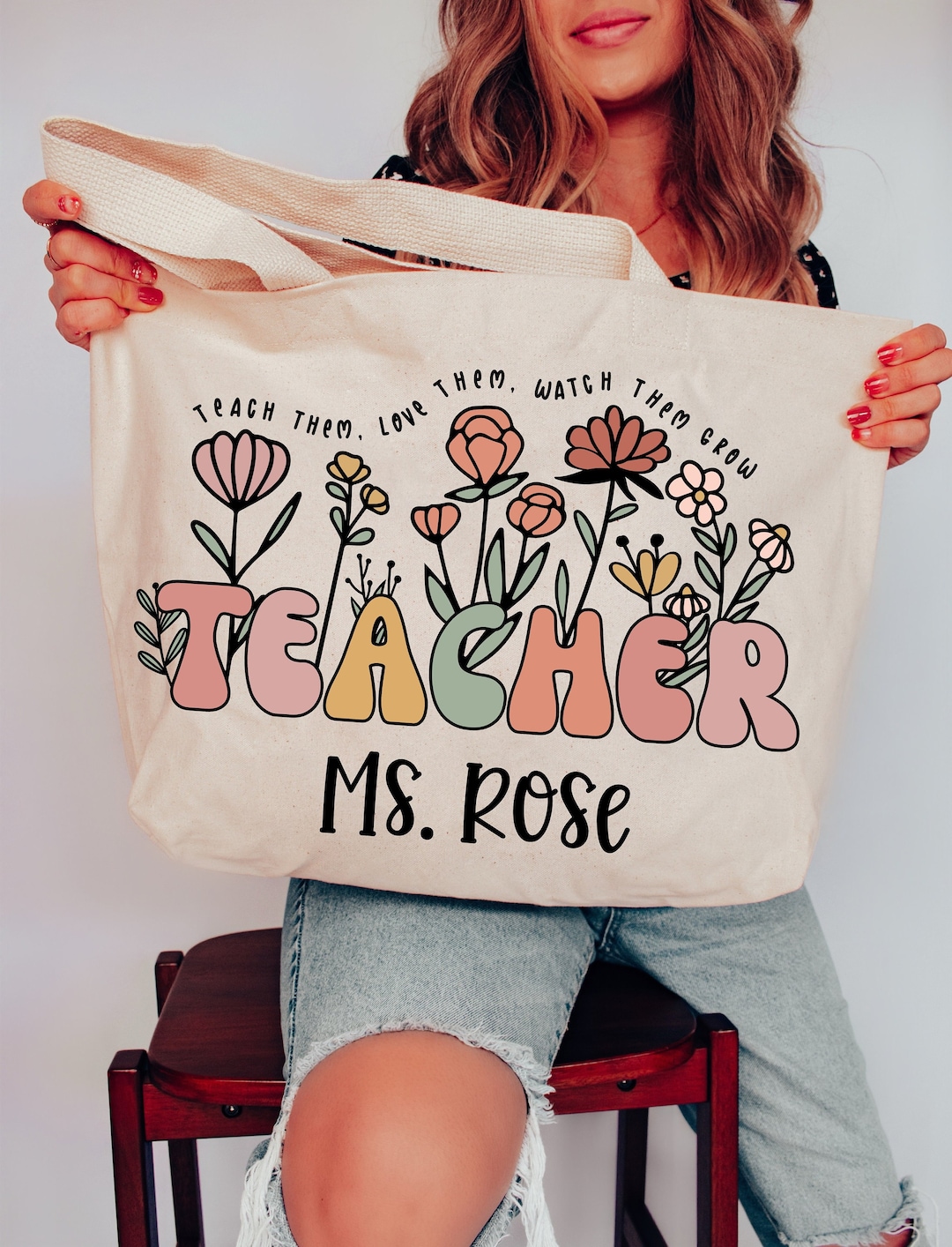 Teacher Gifts, Teacher Tote Bag, Teacher Appreciation Gifts ...