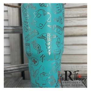 Engraved Pharmacy Tumbler Stainless Steel, Custom Medical Tumbler, Personalized Pharmacist Gift, Pharmacy Student Gift, Medical Student