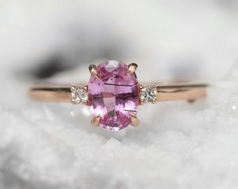 Punk Spinel Ring Gift For Her Summer Ring Everyday Ring 925 Sterling Silver Ring For Wedding, Engagement And Gift