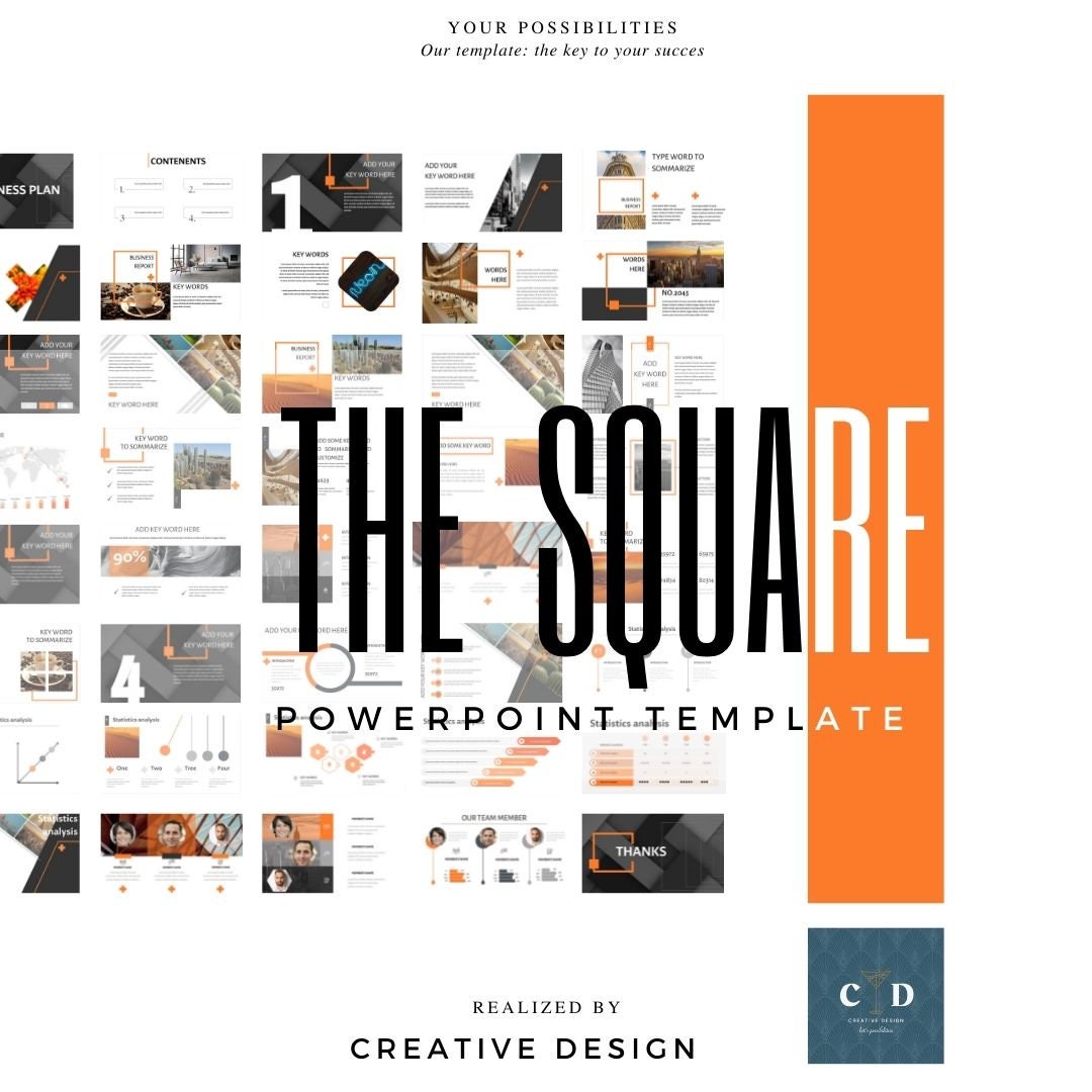 Fully Editable Powerpoint Presentation Template. - Etsy