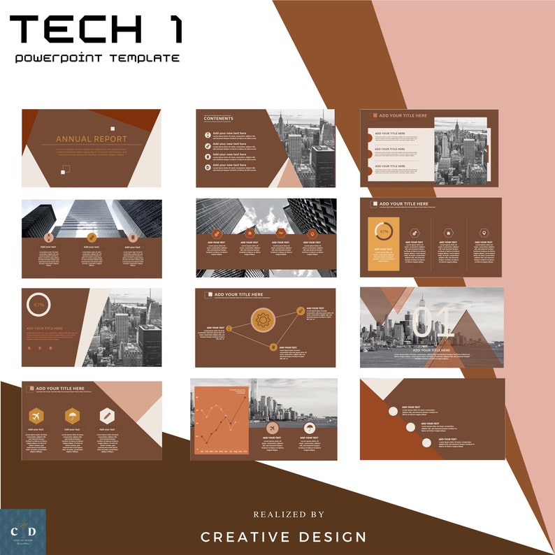 Fully Editable Powerpoint Presentation Template. - Etsy