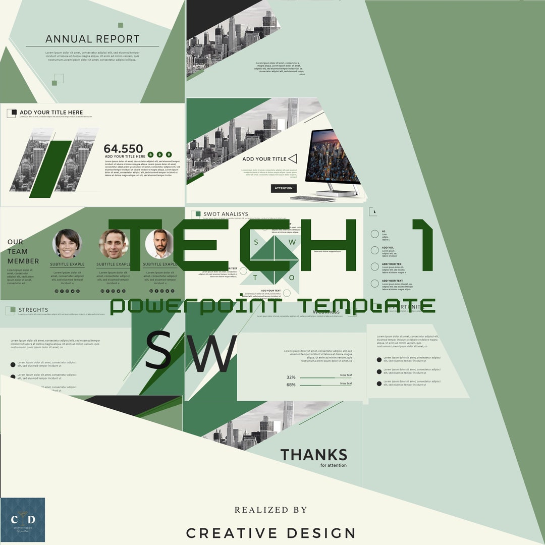 Fully Editable Powerpoint Presentation Template. - Etsy