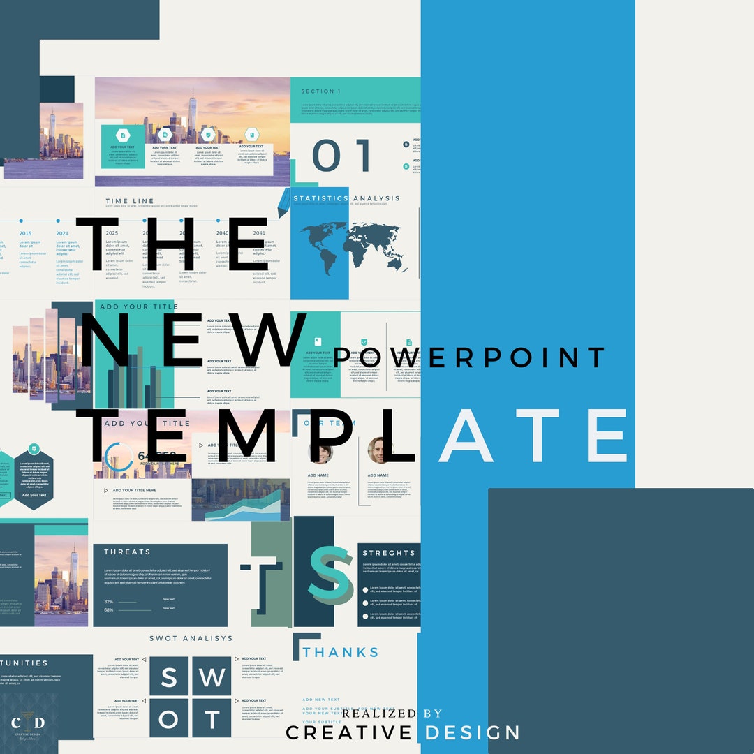 Fully Editable Powerpoint Presentation Template. - Etsy