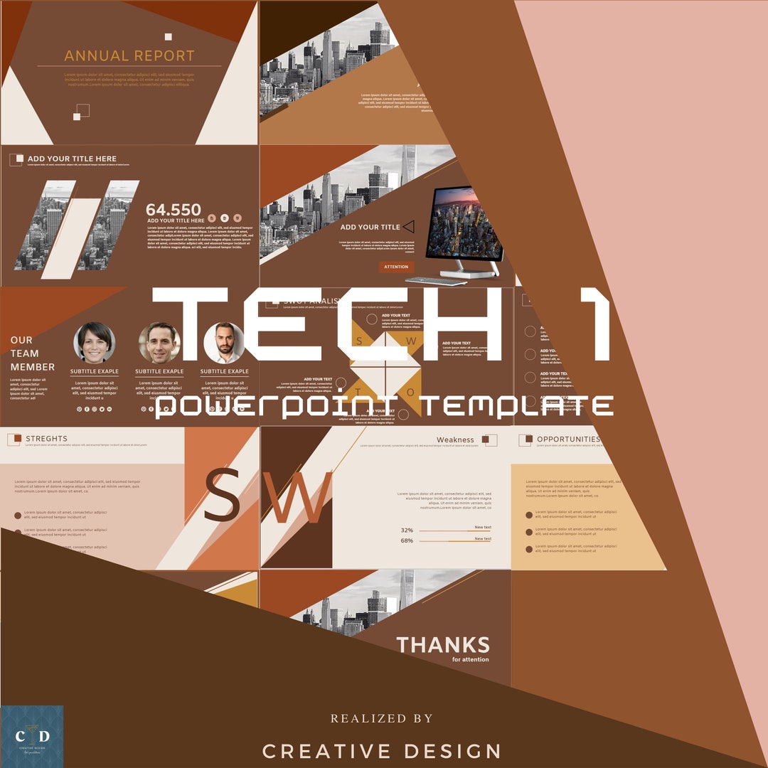 Fully Editable Powerpoint Presentation Template. - Etsy