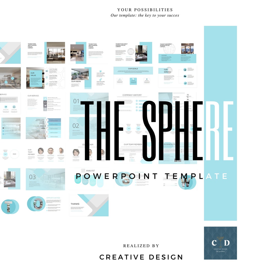 Fully Editable Powerpoint Presentation Template - Etsy