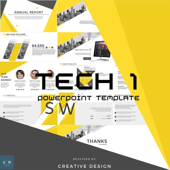 Fully Editable Powerpoint Presentation Template. - Etsy