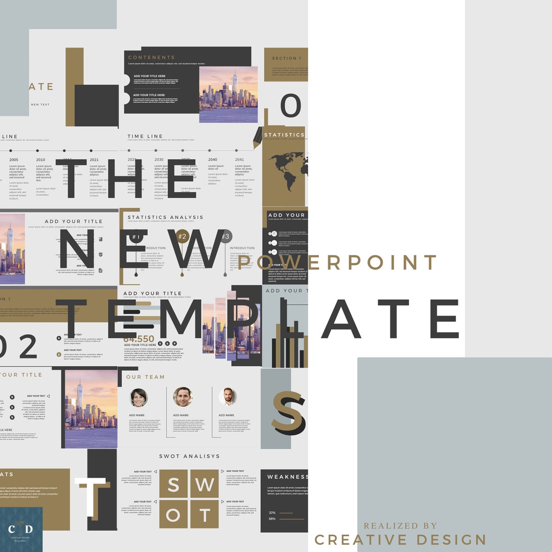 Fully Editable Powerpoint Presentation Template. - Etsy