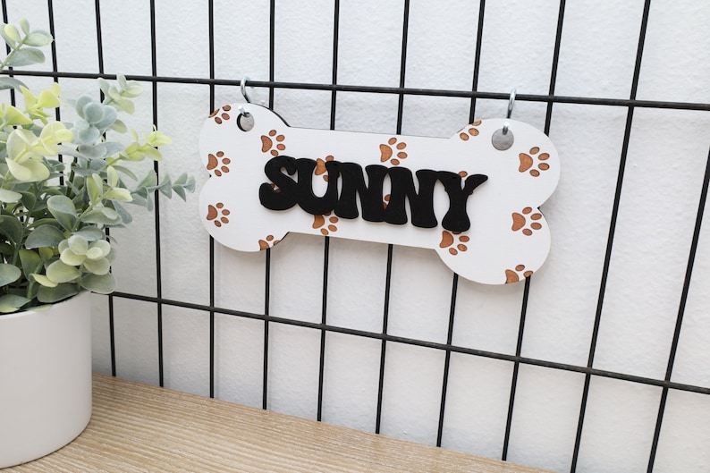 Personalized Crate Sign,custom Pet Name Sign,custom Kennel Sign,dog ...